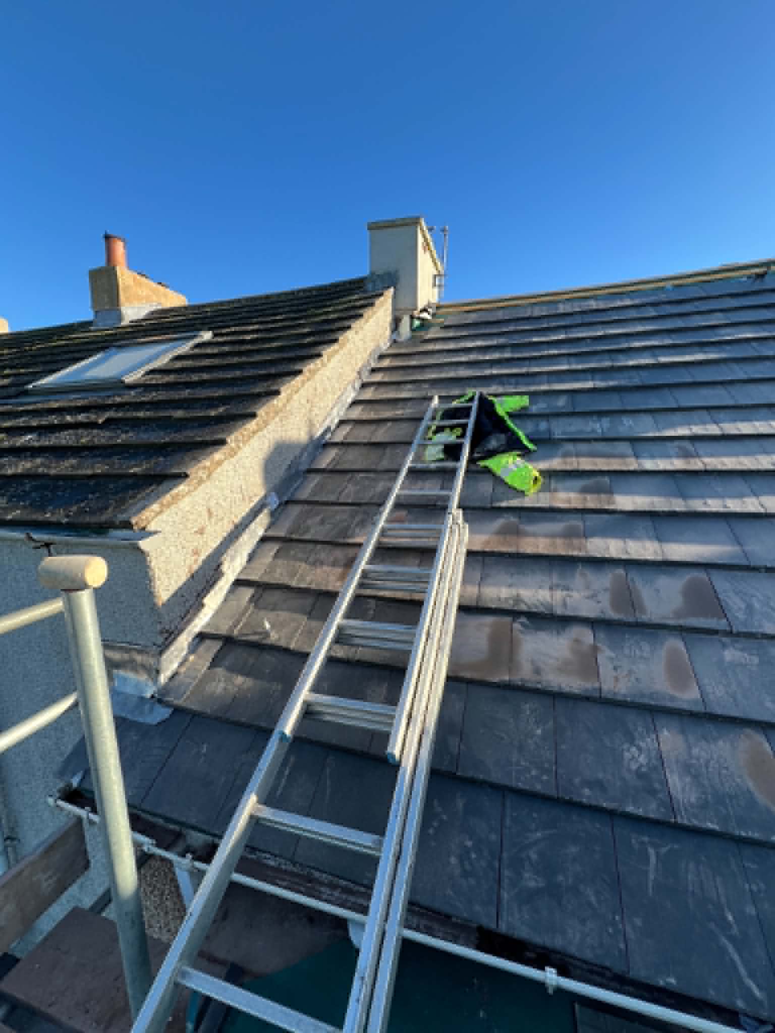 Roofing work