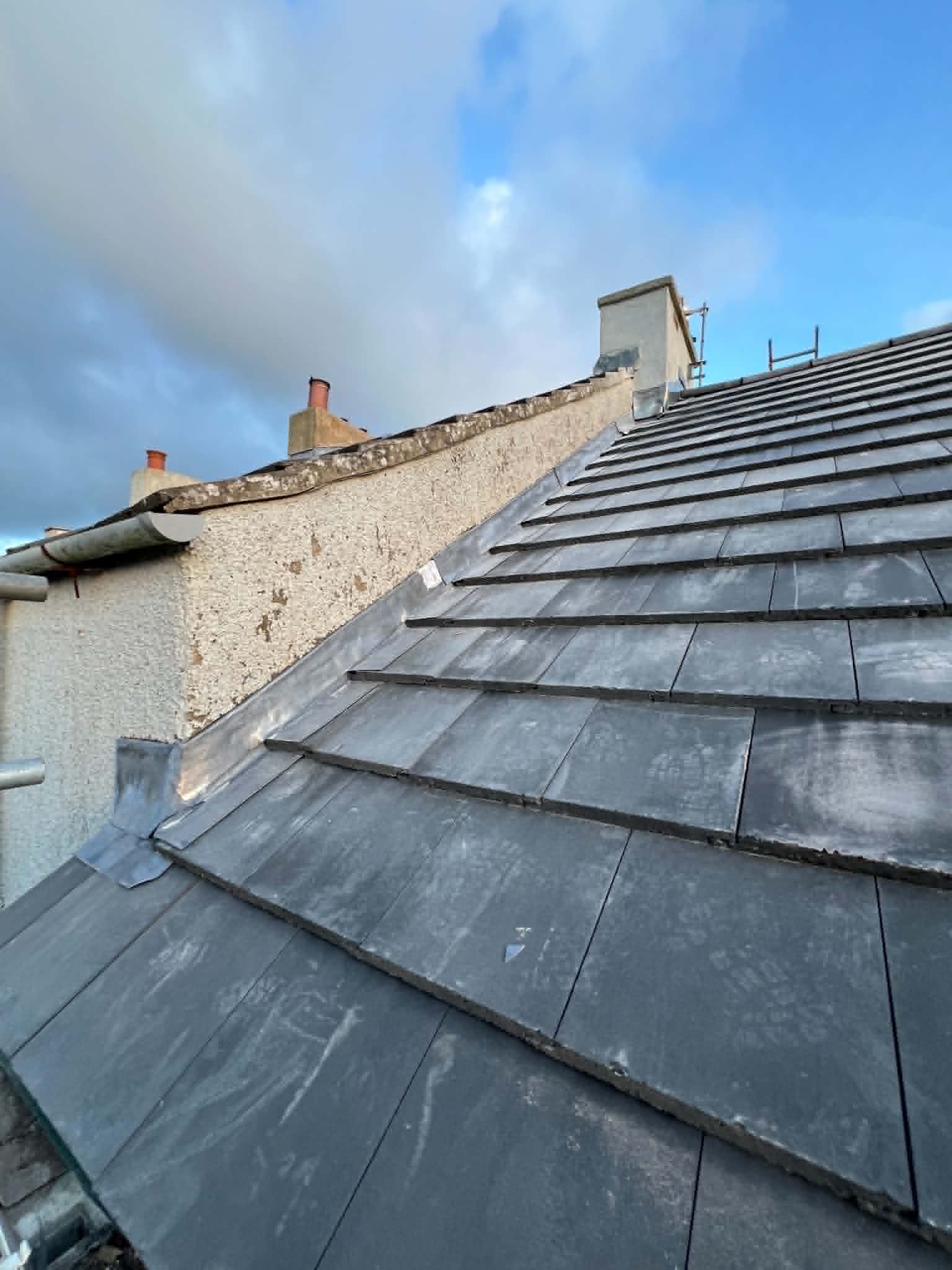 Roofing work