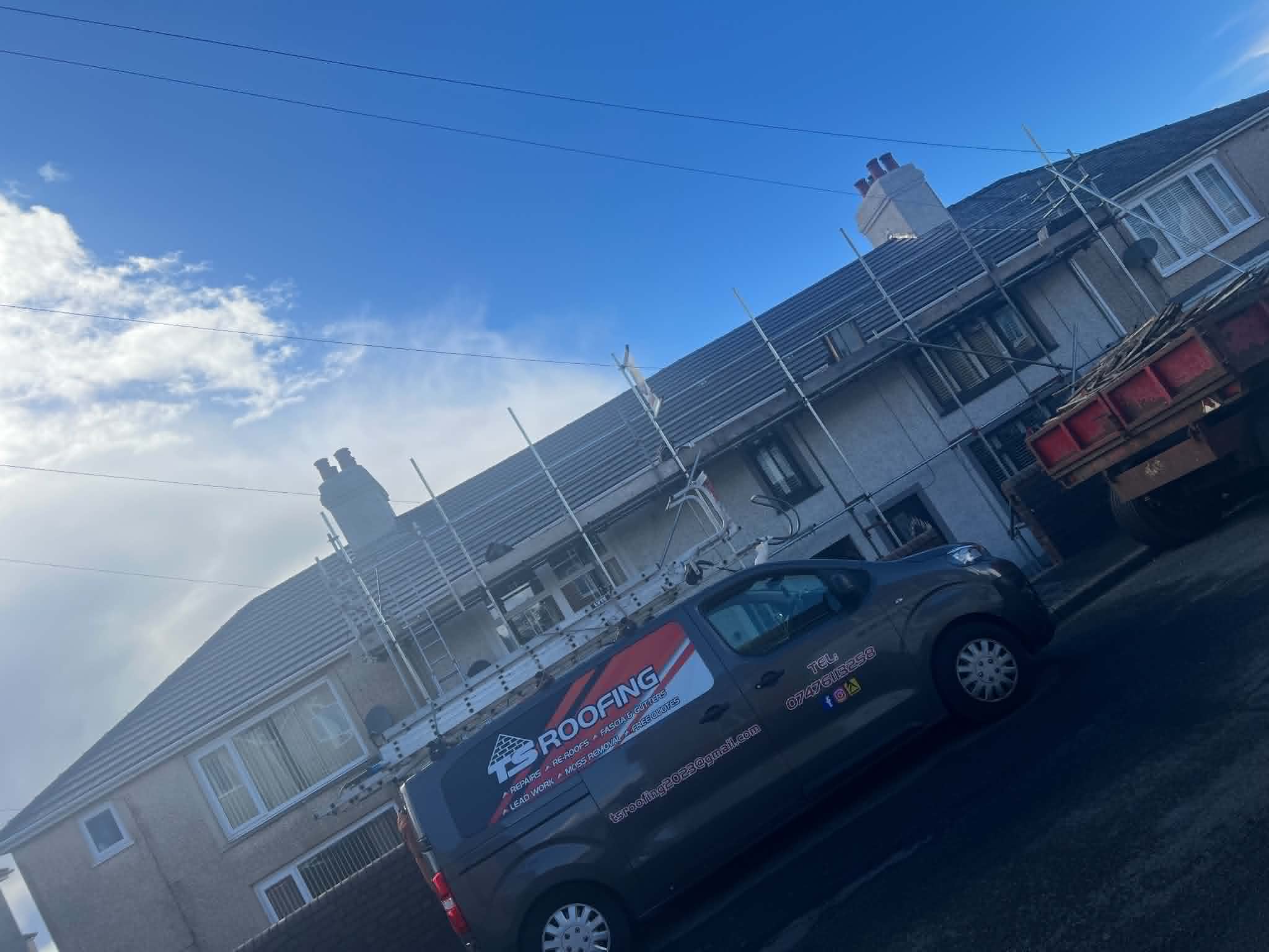 Roofing work