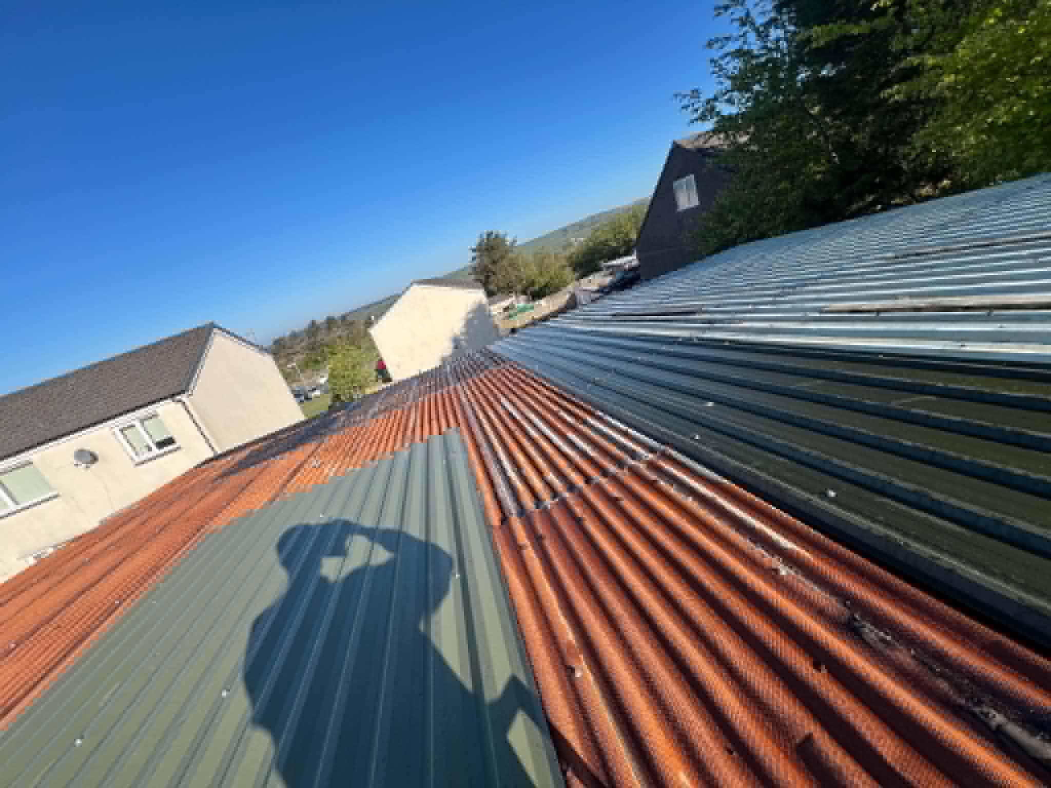 Roofing work