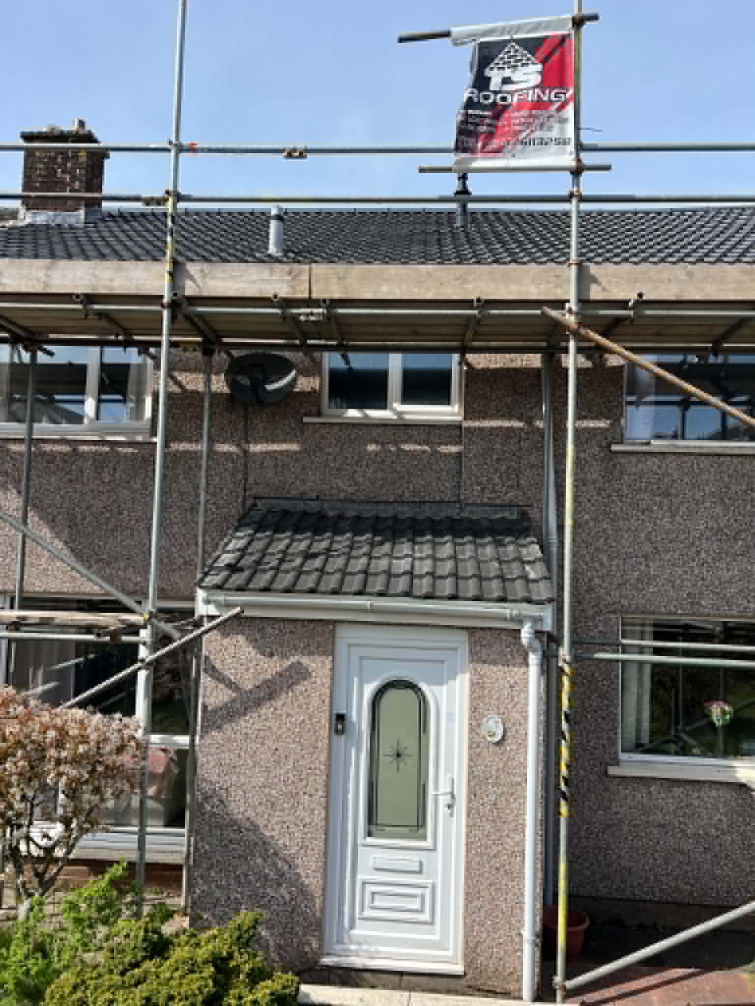 Roofing work