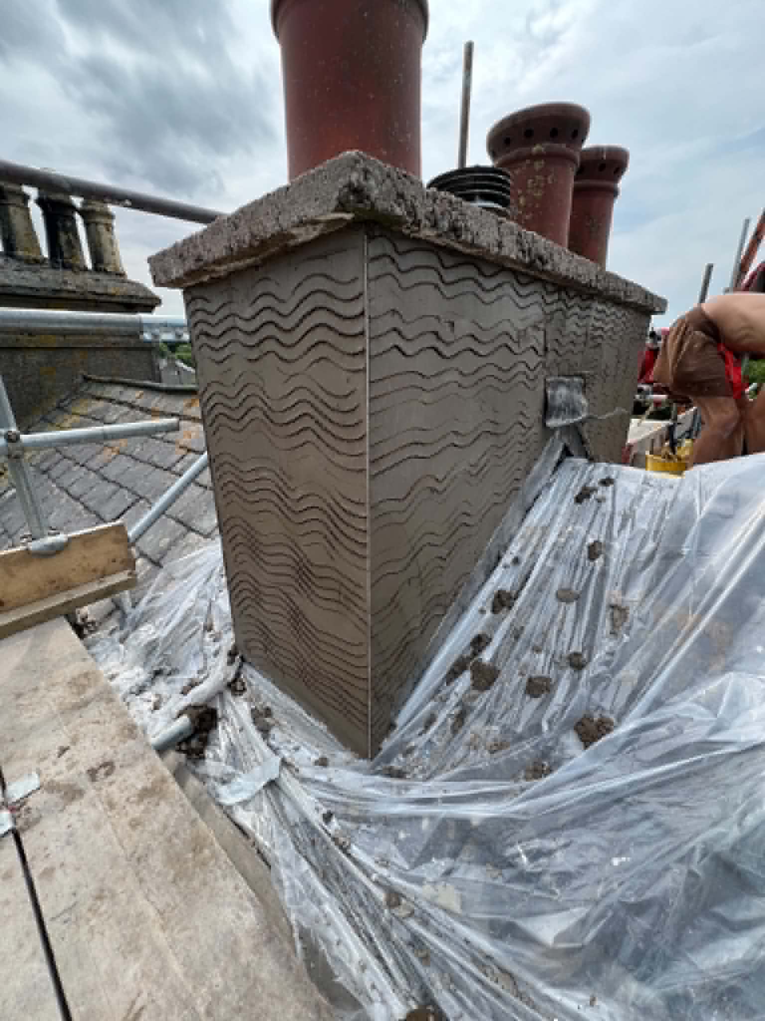 Roofing work